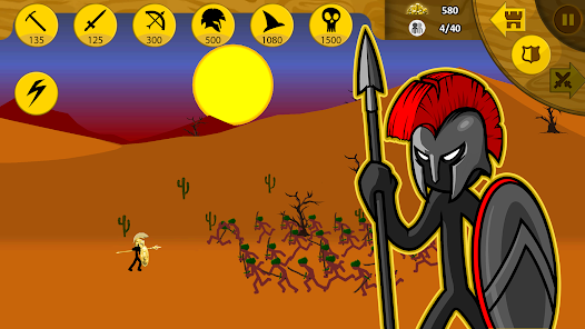 Stick War battle scene